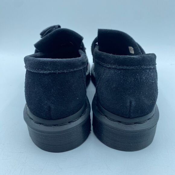 Dr Martens Adrian Mono Loafers Suede Black Adult EU 37 USM 5 Tassels Boho NWOB main image 4